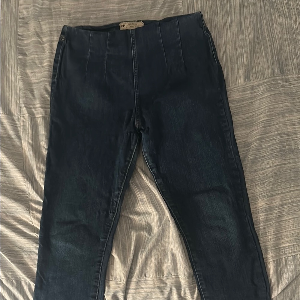 Free People Dark Blue Jeans